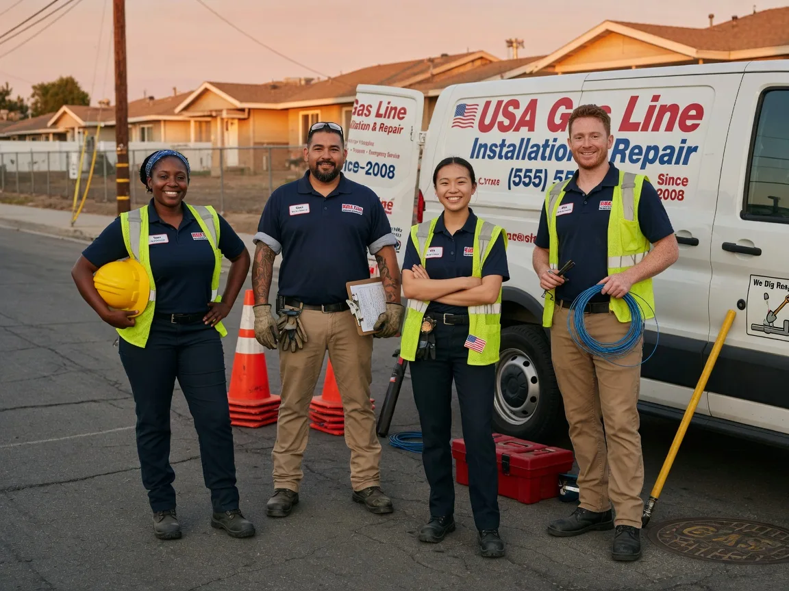 Gas Line Installation company in Hume, IL